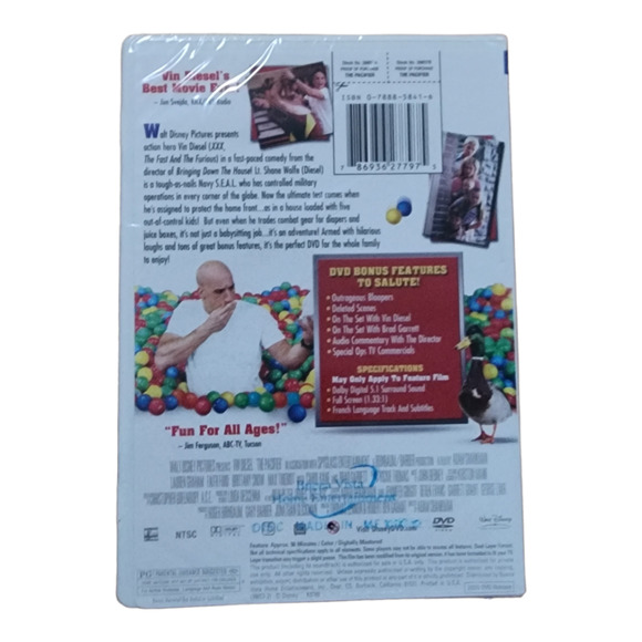 NIB Sealed DVD The Pacifier with Vin Diesel - Picture 2 of 2